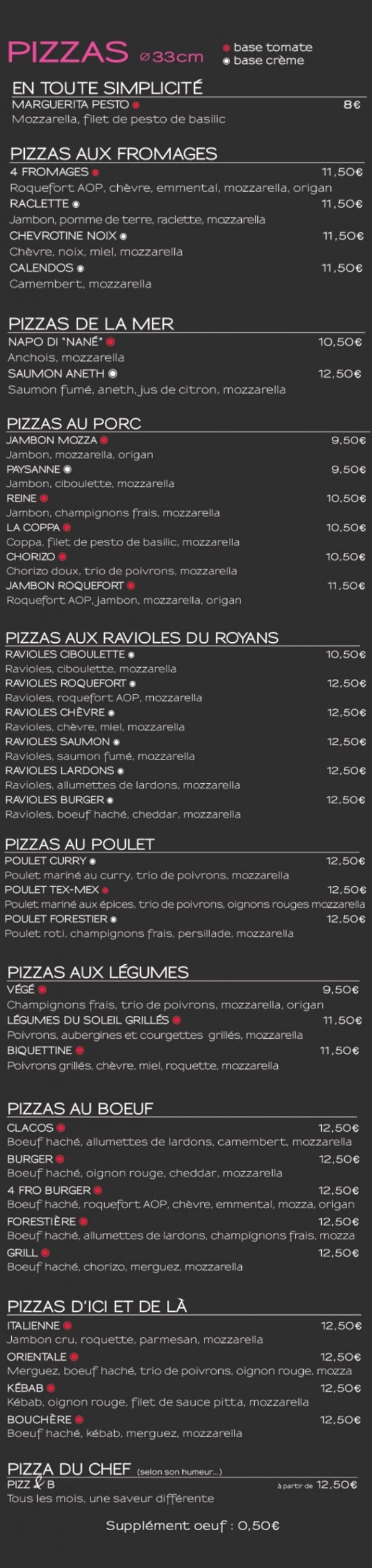 Pizz&B pizza à emporter et foodtruck dans la région de Valence
